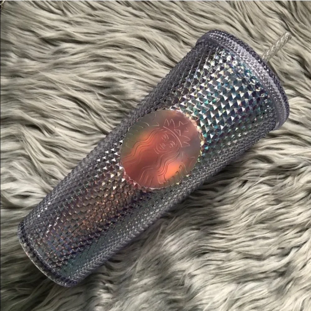 ORIGINAL UNICORN US 2018 IRIDESCENT JEWEL DIAMOND CRYSTAL CUT TUMBLER MERMAID